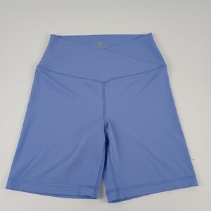 90 Degree By Reflex Periwinkle Blue Active Shorts